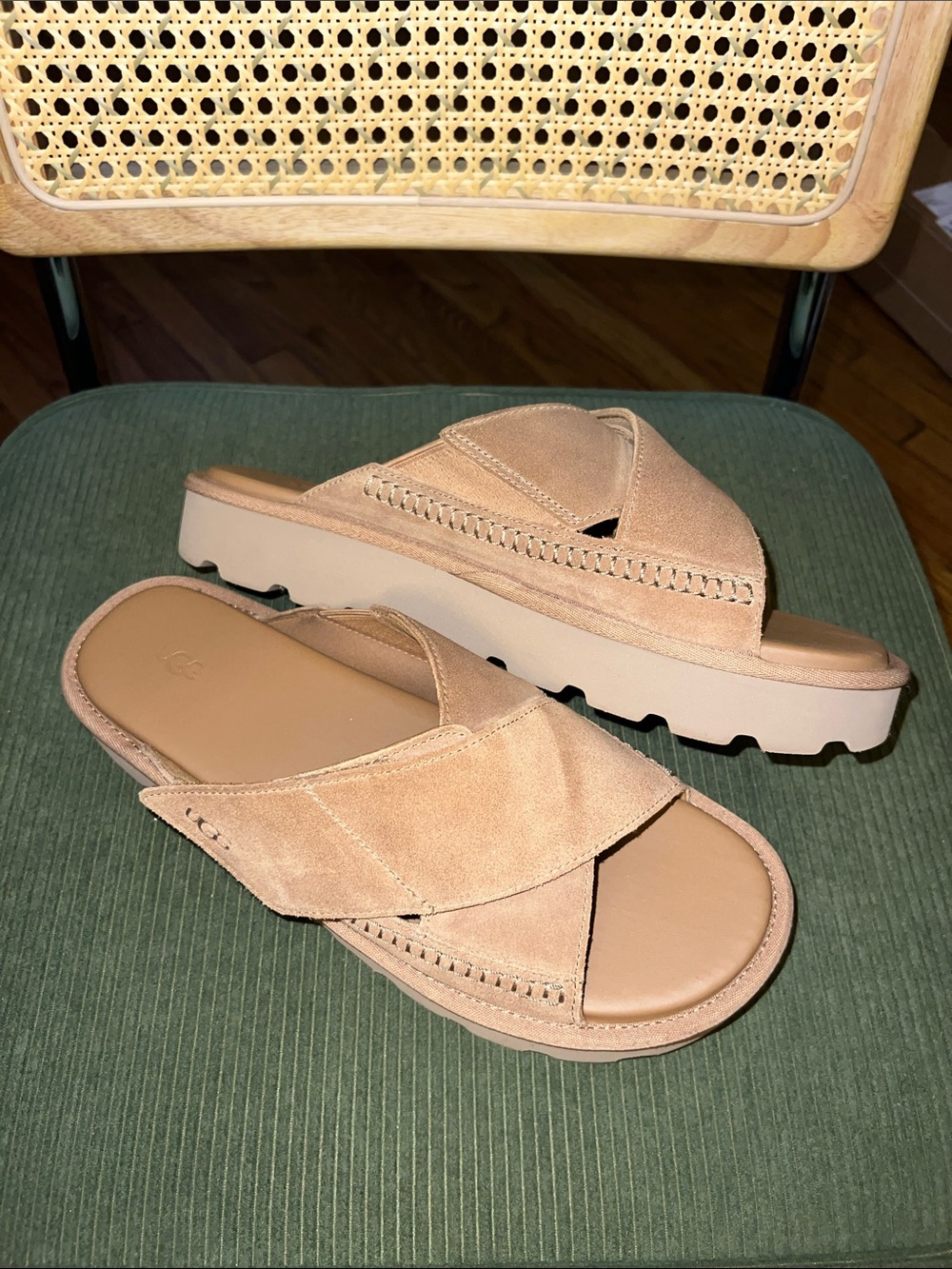 UGG Sungaze Platform Slide Sandal Size 12